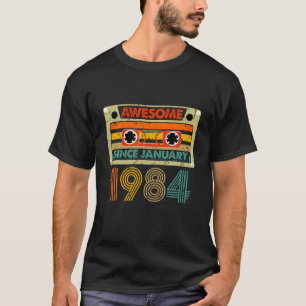 T-shirt Magnifique depuis janvier 1984 40 Ans 40e Naissanc
