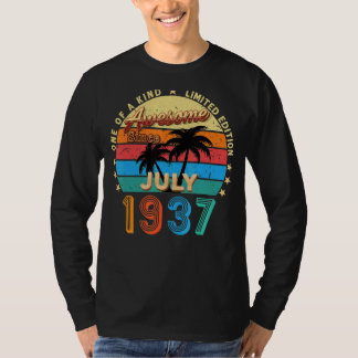 T-shirt Magnifique depuis juillet 1937 85e anniversaire Re