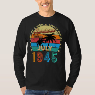 T-shirt Magnifique depuis juillet 1945 77e anniversaire Re