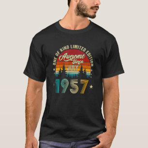 T-shirt Magnifique depuis juillet 1957 65e anniversaire 65