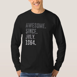 T-shirt Magnifique depuis juillet 1964 58ème anniversaire