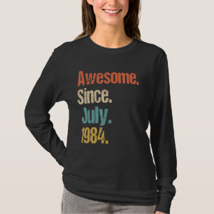 T-shirt Magnifique depuis juillet 1984 38ème anniversaire