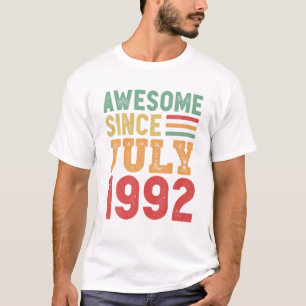 T-shirt Magnifique Depuis Juillet 1992 30E Anniversaire Re
