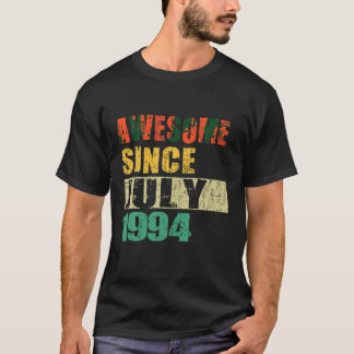 T-shirt Magnifique Depuis Juillet 1994 30 Ans 30ème Annive