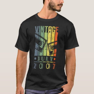 T-shirt Magnifique Depuis Juillet 2007 15 Ans 15ème Annive