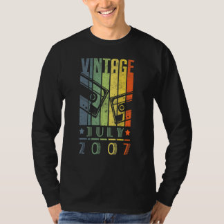 T-shirt Magnifique Depuis Juillet 2007 15 Ans 15ème Annive