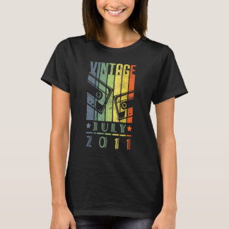 T-shirt Magnifique Depuis Juillet 2011 11 Ans 11ème Annive