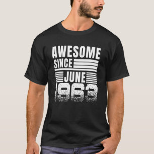 T-shirt Magnifique depuis juin 1963 59e anniversaire