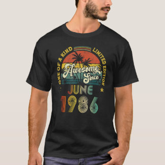 T-shirt Magnifique Depuis Juin 1986 36 Ans 36ème Anniversa