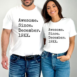 T-shirt Magnifique depuis l'année personnalisée Anniversai