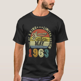T-shirt Magnifique Depuis Mai 1963 L'Un Des
