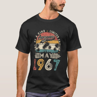 T-shirt Magnifique depuis mai 1967 Vintage Retro 58e anniv
