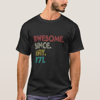T-shirt Magnifique Depuis Mai 1971 50E Anniversaire Hommes