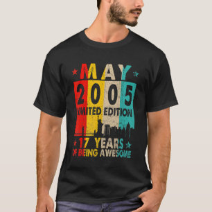 T-shirt Magnifique depuis mai 2005 {B]e anniversaire Vinta