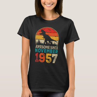 T-shirt Magnifique depuis novembre 1957 65ème anniversaire