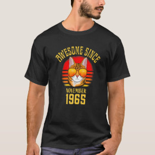 T-shirt Magnifique depuis novembre 1965 57e Anniversaire C