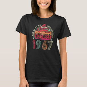 T-shirt Magnifique Depuis Novembre 1967 55 Ans 55ème Bir