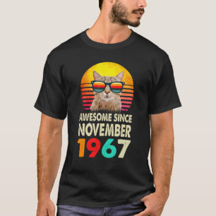 T-shirt Magnifique depuis novembre 1967 55e anniversaire C