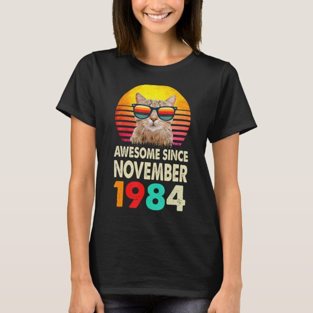 T-shirt Magnifique depuis novembre 1984 38e anniversaire C (Devant)