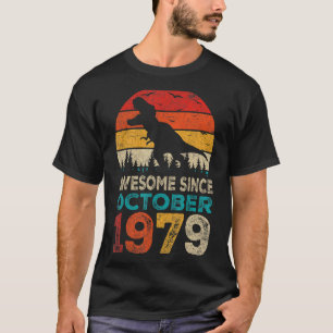 T-shirt Magnifique depuis octobre 1979 43ème anniversaire