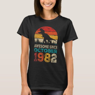 T-shirt Magnifique depuis octobre 1982 40e anniversaire Bo