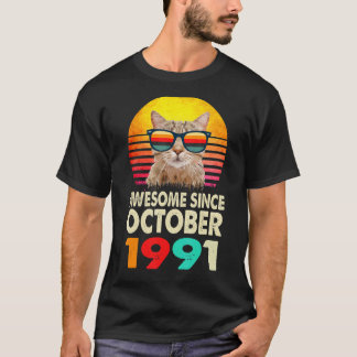T-shirt Magnifique Depuis Octobre 1991 31ème Anniversaire