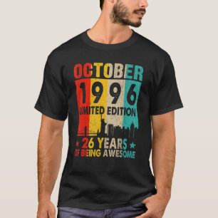 T-shirt Magnifique depuis octobre 1996 26e anniversaire Vi
