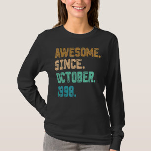T-shirt Magnifique depuis octobre 1998 Vintage 24e anniver