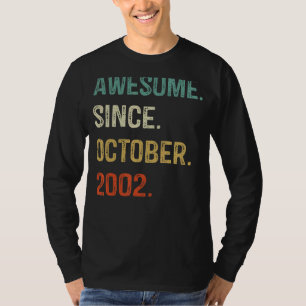 T-shirt Magnifique depuis octobre 2002 20e anniversaire 20