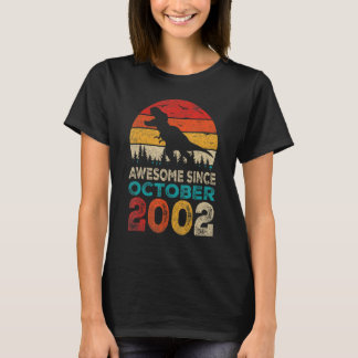 T-shirt Magnifique depuis octobre 2002 20e anniversaire Bo