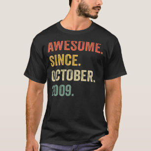 T-shirt Magnifique depuis octobre 2009 13e anniversaire 13