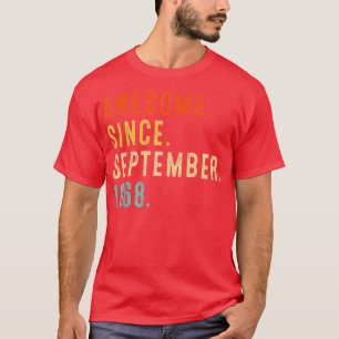 T-shirt Magnifique depuis septembre 1968 Vintage 54e anniv