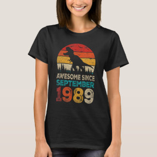T-shirt Magnifique depuis septembre 1989 33ème anniversair