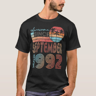 T-shirt Magnifique depuis septembre 1992 30e anniversaire
