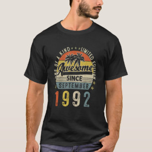 T-shirt Magnifique depuis septembre 1992 Vintage 30e anniv