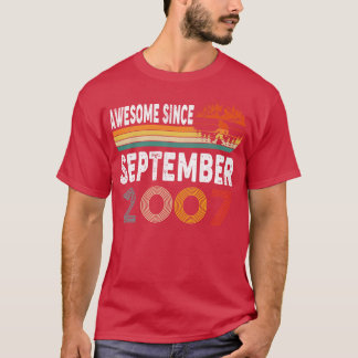 T-shirt Magnifique Depuis Septembre 2007