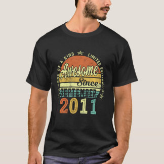 T-shirt Magnifique depuis septembre 2011 10e anniversaire 