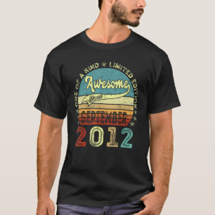 T-shirt Magnifique depuis septembre 2012 10e anniversaire 