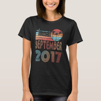 T-shirt Magnifique depuis septembre 2017 5e anniversaire 5