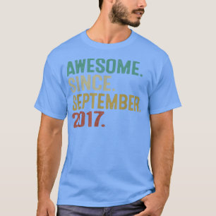 T-shirt Magnifique depuis septembre 2017 5ème anniversaire