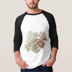 T-shirt Magnifique dessin de rose