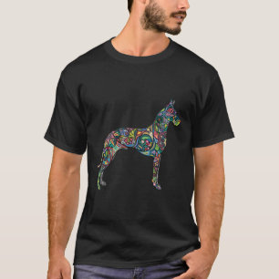 T-shirt Magnifique Grand Chien Danse Totem Tatouage Art Sw