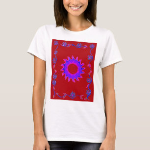 T-shirt Magnifique Inde extraordinaire Motif Mendi Art Des