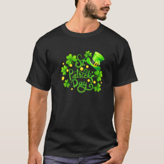 T-shirt Magnifique Leprechaun Et Shamrock De St Patrick's 