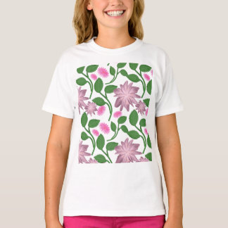 T-shirt Magnifique motif floral coloré