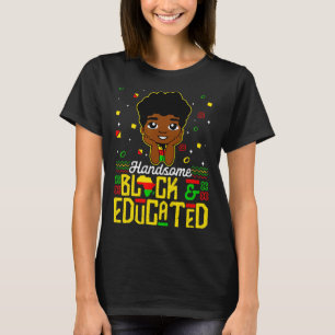 T-shirt Magnifique Noir instruit Histoire Noire Enfants Ga