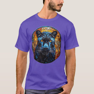 T-shirt Magnifique œuvre d'art en verre teinté de panthère