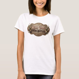 T-shirt Magnifique Orange MOINS DE PAROLE PLUS DE BOUTEILL