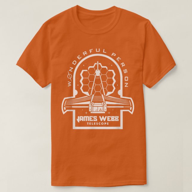 T-shirt Magnifique personne télescope spatial  (Design devant)
