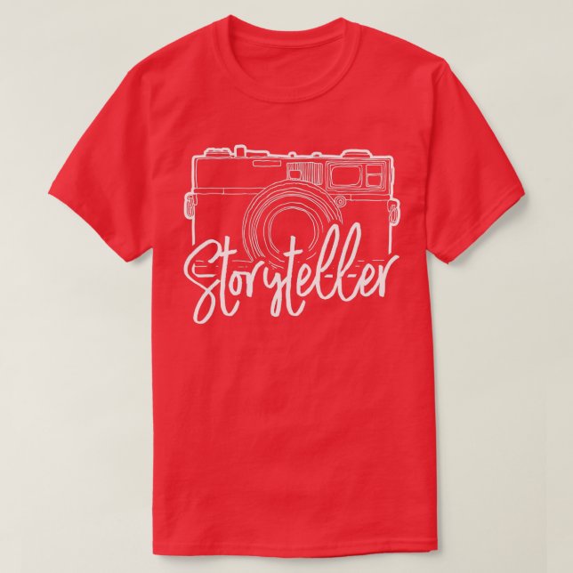 T-shirt Magnifique Photographe Avec Caméra (Design devant)